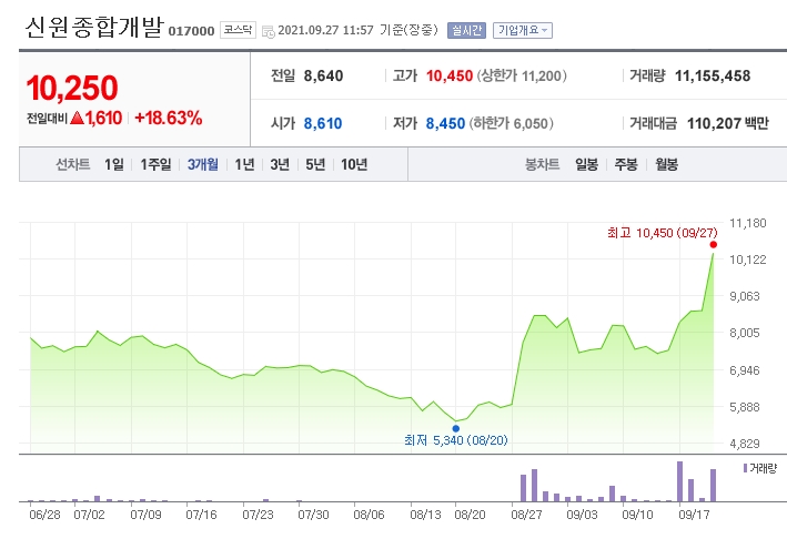 신원종합개발 건설 관련주 분석 8