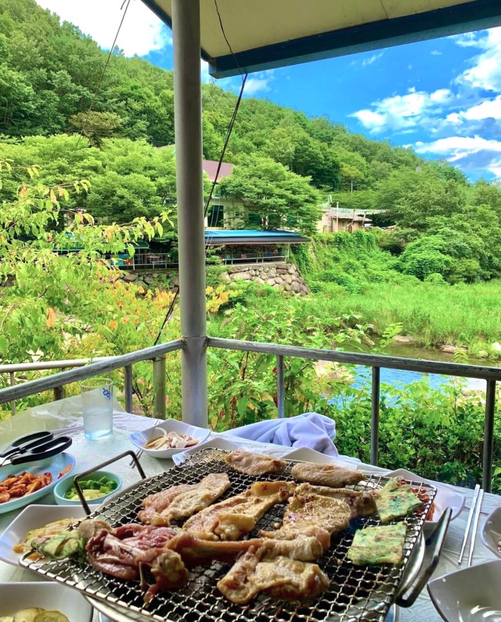 6시 내고향 전남 광양 닭구이 맛집 옥룡계곡의 캐빈하우스와 광양 복수박&amp;#44; 와인동굴&amp;#44; 농부네 텃밭 도서관 정보