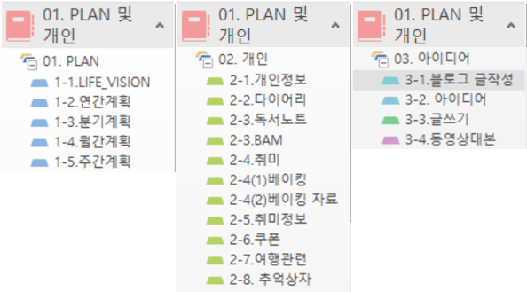  원노트(OneNote)와 태블릿을 이용한 시간관리 방법 4탄 (PLAN 및 개인 전자필기장 소개)