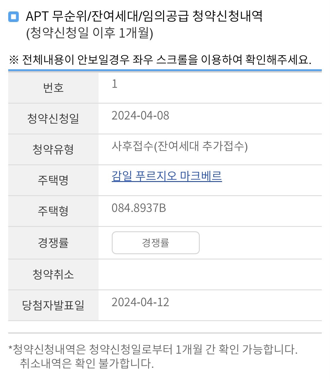 감일 푸르지오 마크베르 무순위 청약
