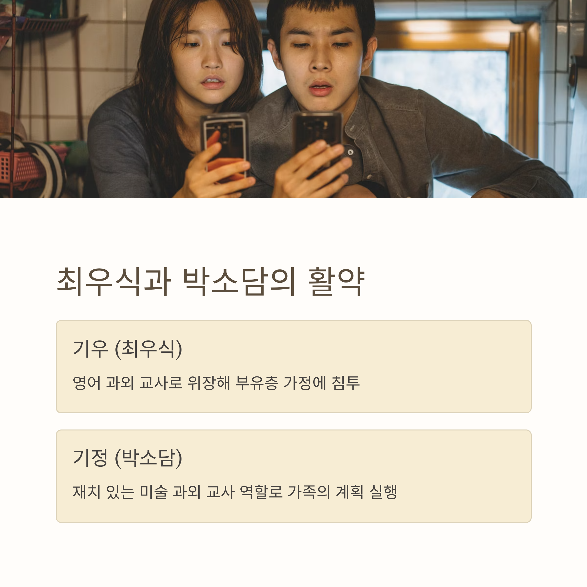 출연진 정보 및 캐릭터 분석