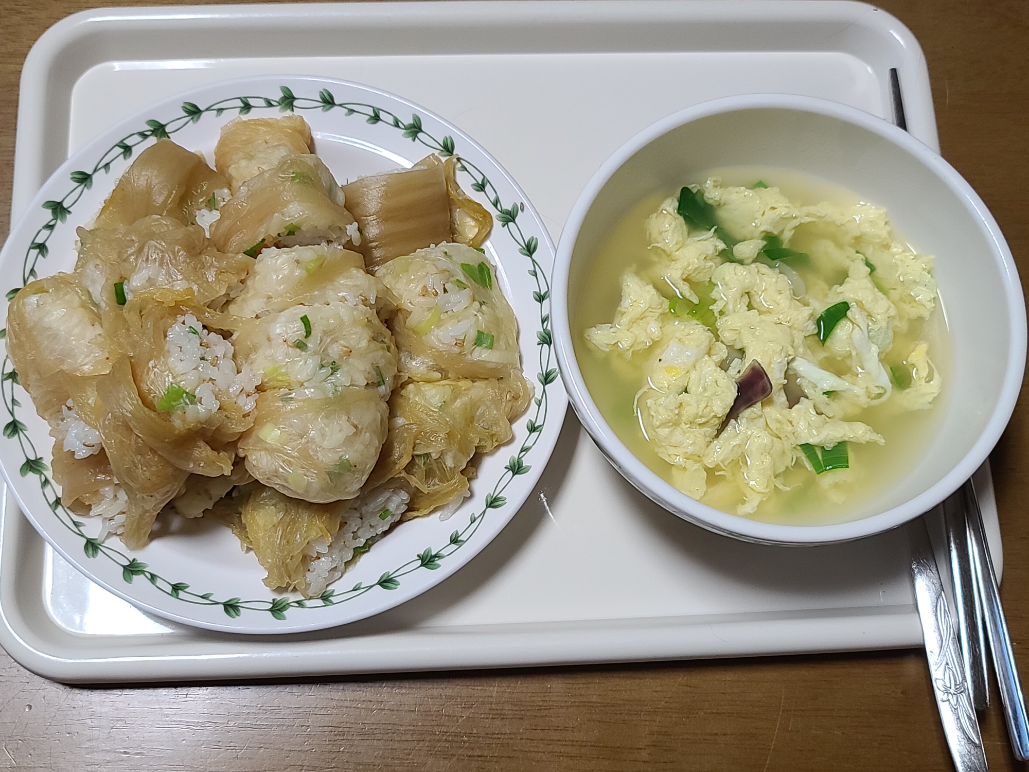 초스피드 저녁 김치말이밥과 계란국