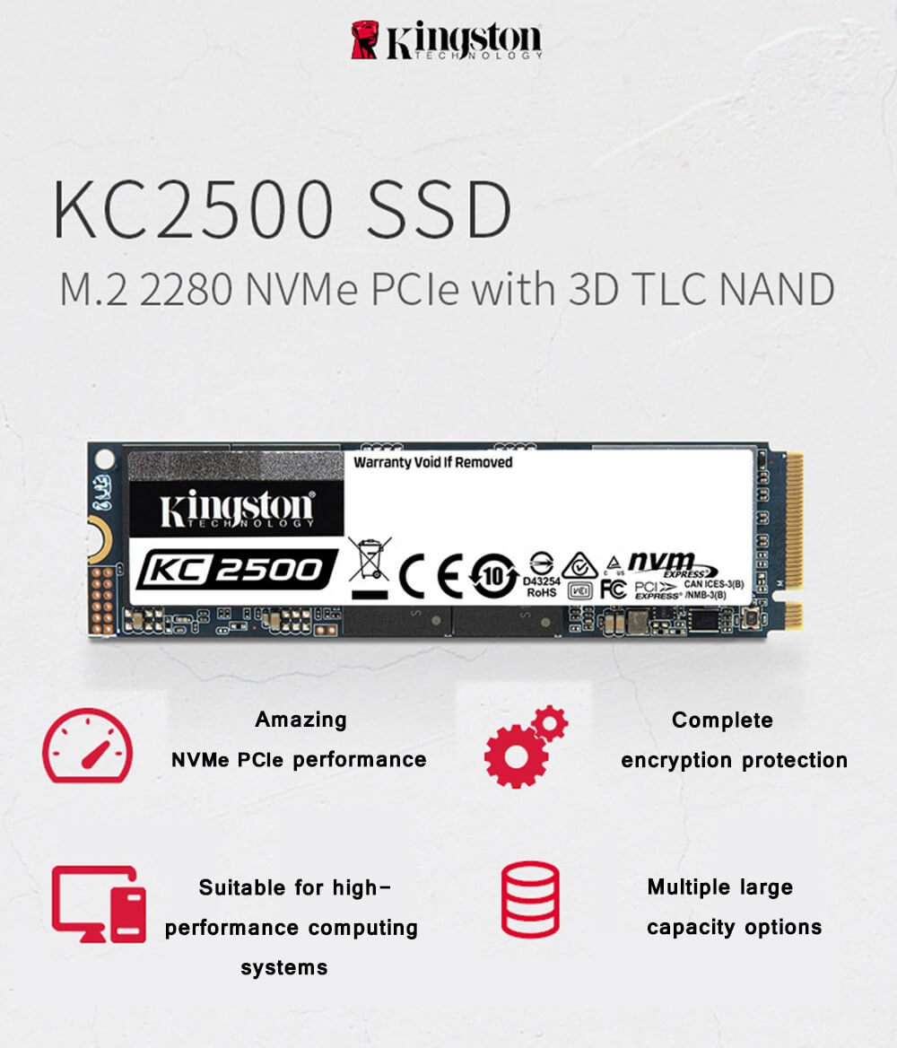 킹스톤 SSD NVMe PCIe M.2 2280 SSD