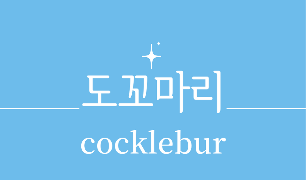 &#39;도꼬마리(cocklebur)&#39;