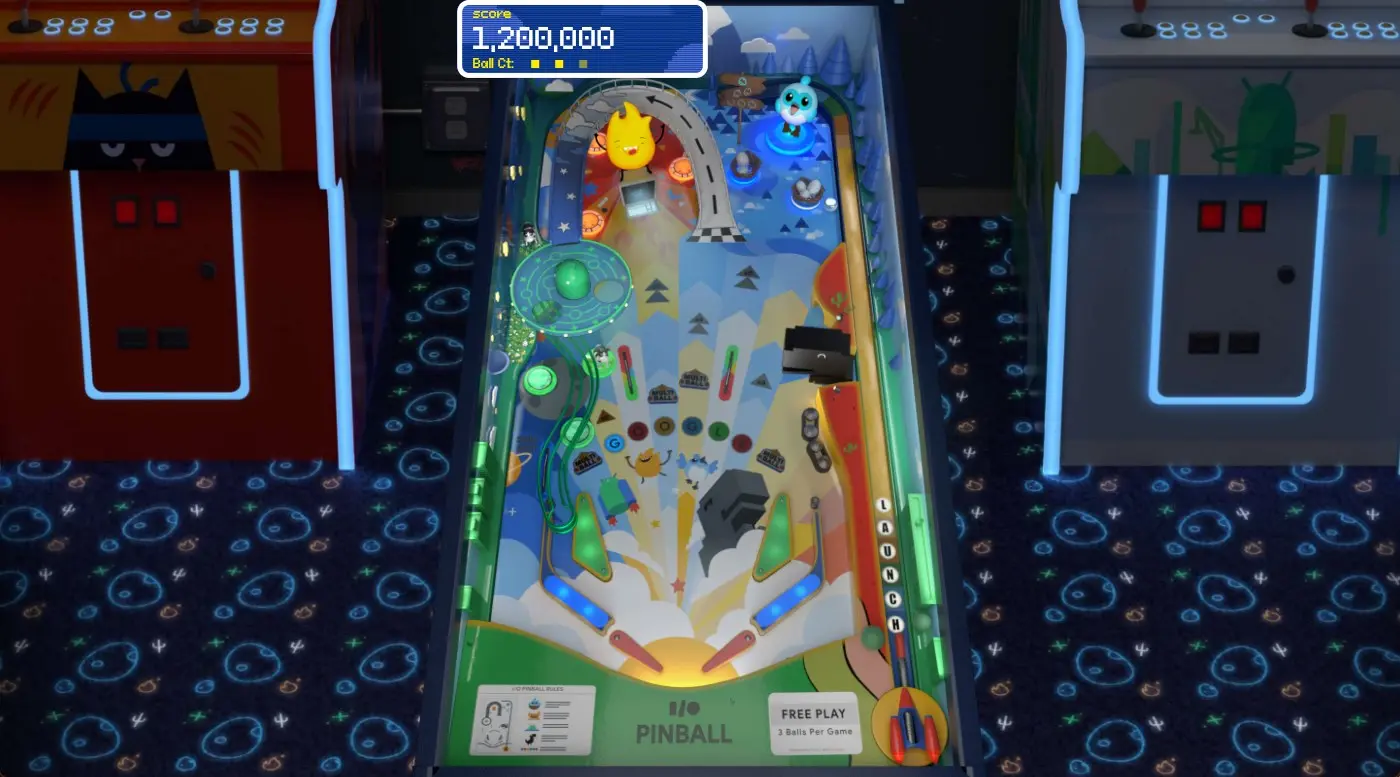 구글 2022 I/O 에서 발표한 핀볼 게임 5