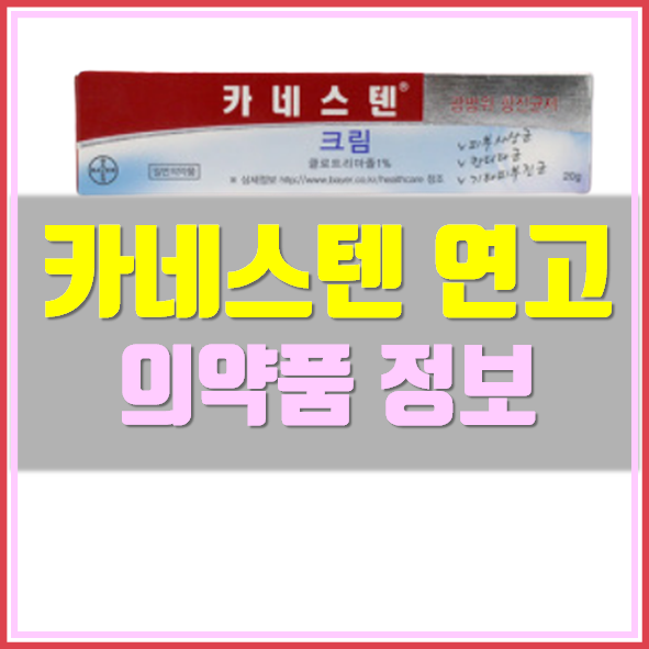  카네스텐 연고 크림 의약품 정보