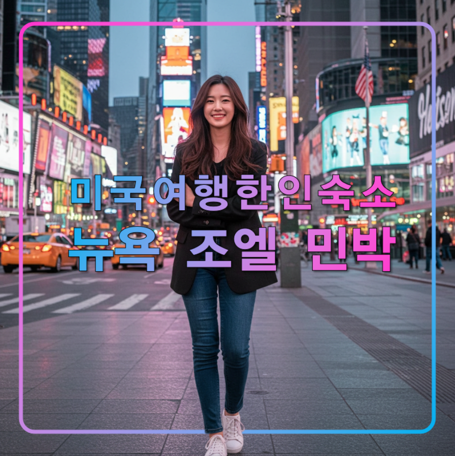 뉴욕 조엘 민박,뉴저지 한인 숙소
