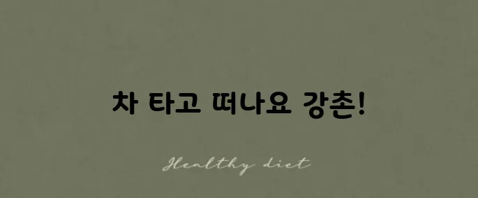 강촌역 운행 시간표와 주요 지역 안내를 만나보세요!
