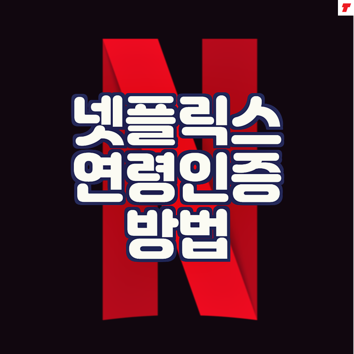  넷플릭스 연령인증 방법