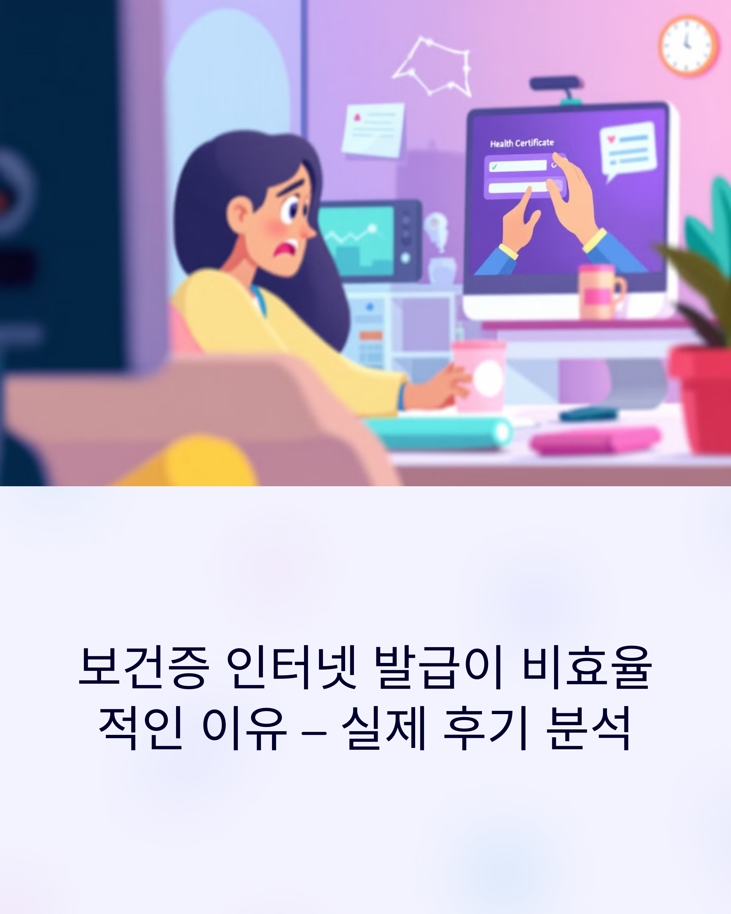 보건증 인터넷 발급이 비효율적인 이유 – 실제 후기 분석