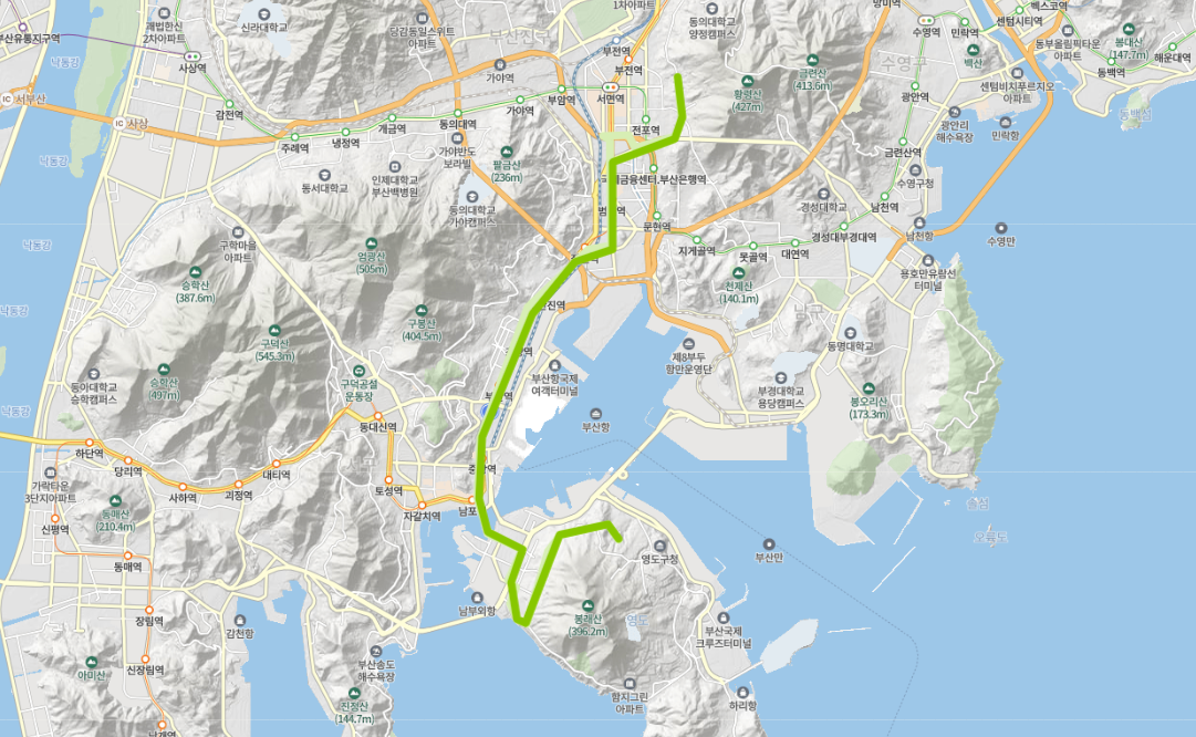  [시내] 부산 82번버스 노선, 시간표 : 영도구, 중앙역, 부산역, 부산진시장, 전포동