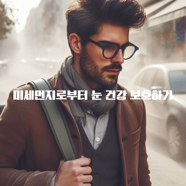 미세먼지로부터 눈 건강 보호하기