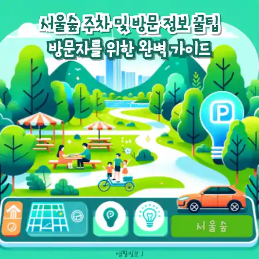 서울숲 주차 및 방문 정보 꿀팁&#44; 방문자를 위한 완벽 가이드