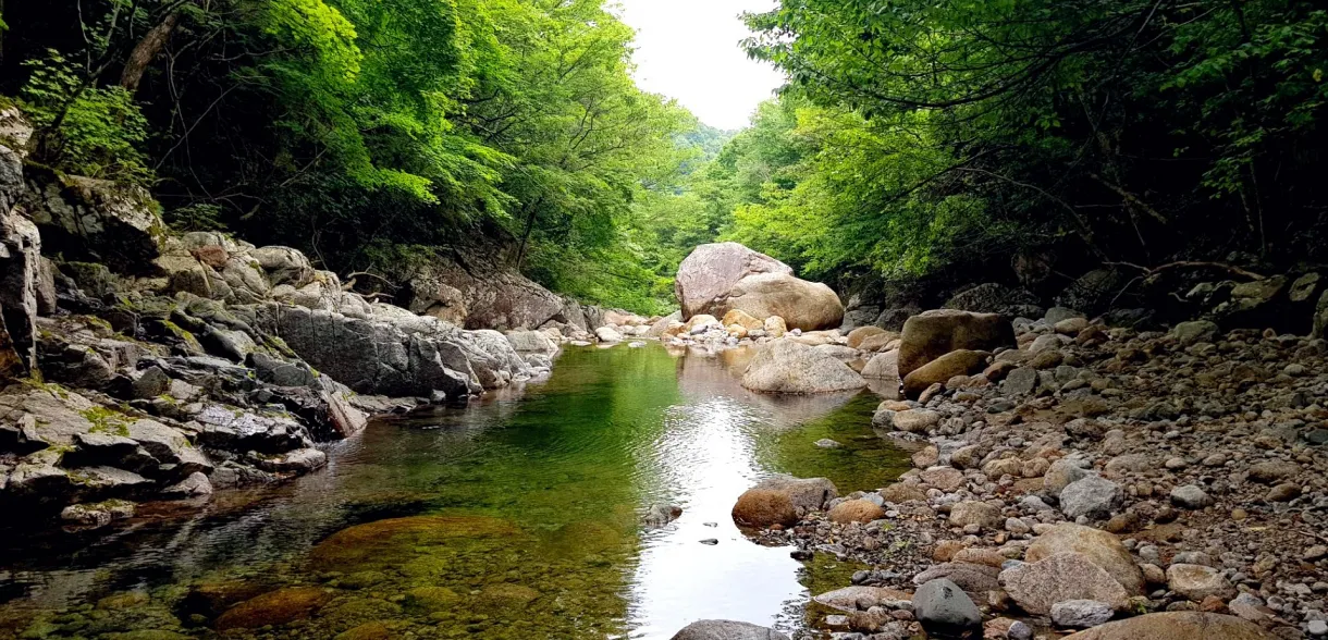 지리산 칠선계곡 계곡치기