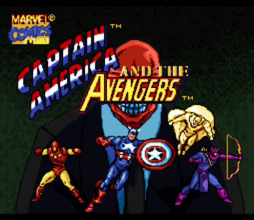  SNES ROMS - Captain America & the Avengers (EUROPE / 유럽판 롬파일 다운로드)