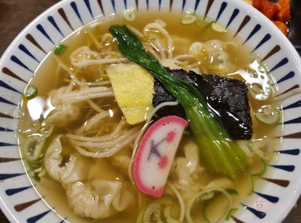 새우-완당면