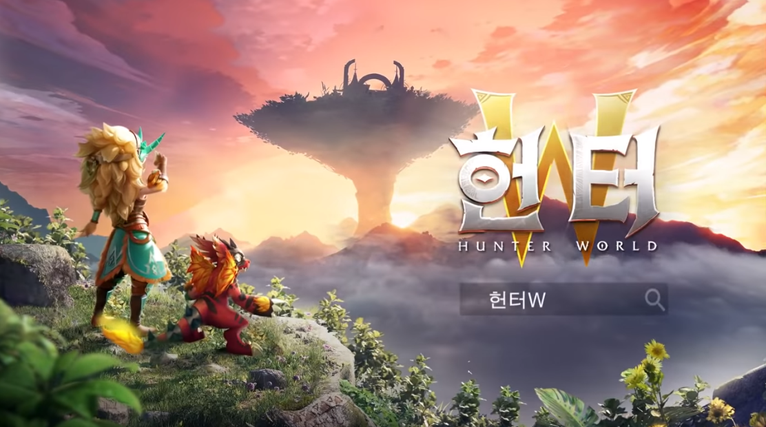  신규 MMORPG 모바일 게임 헌터 w 사전예약  진행중