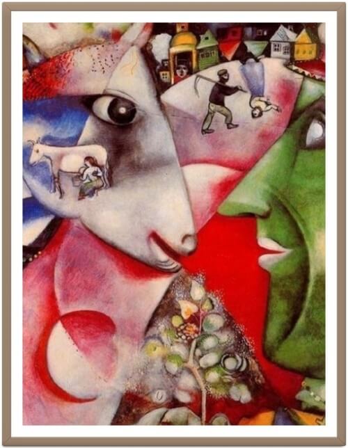 마르크 샤갈의 그림 ‘나와 마을’