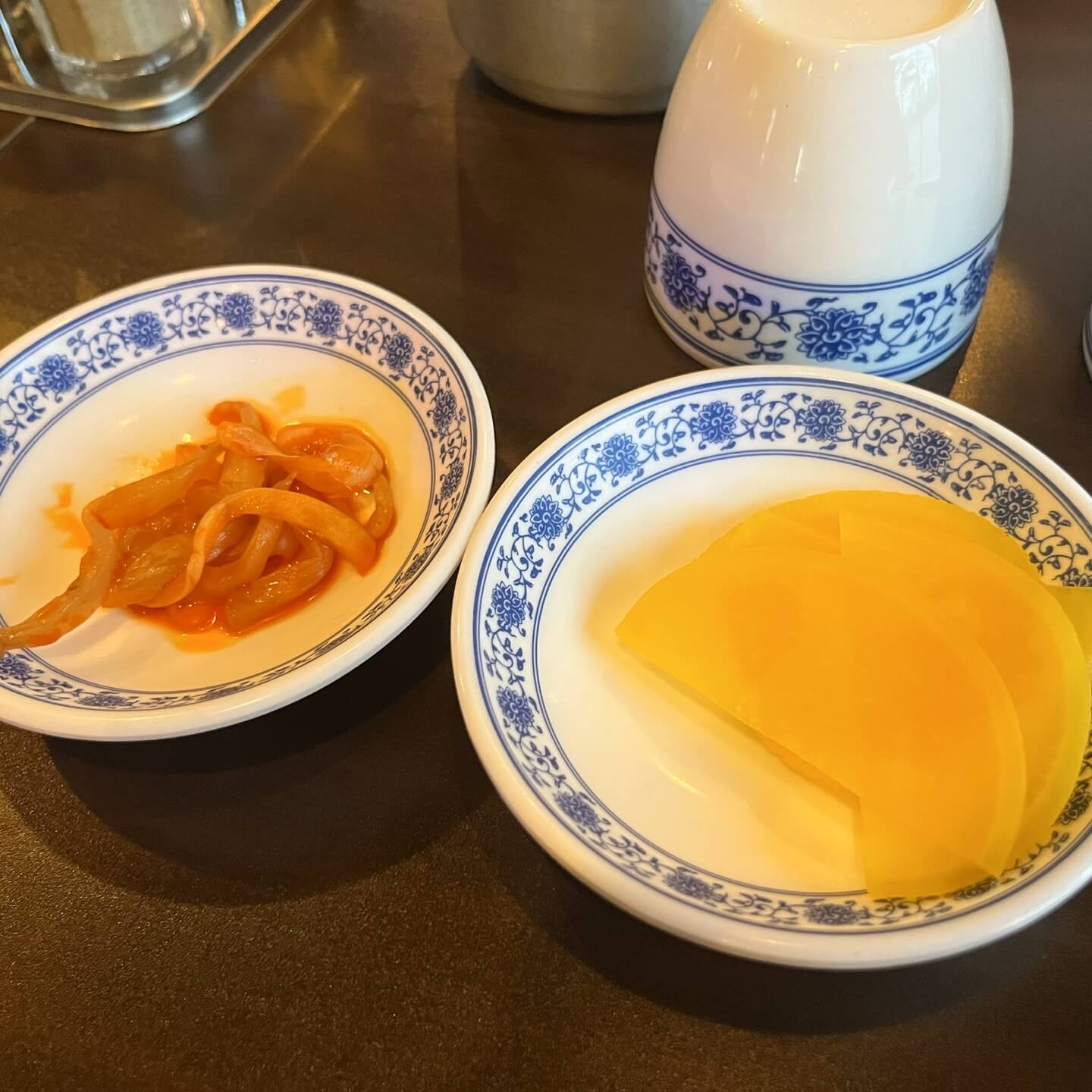 정감-단무지-자차이