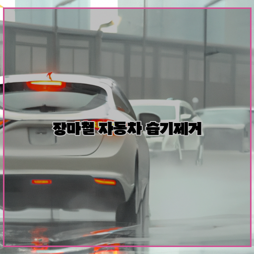  이번 장마철, 자동차 습기제거의 필수 아이템!