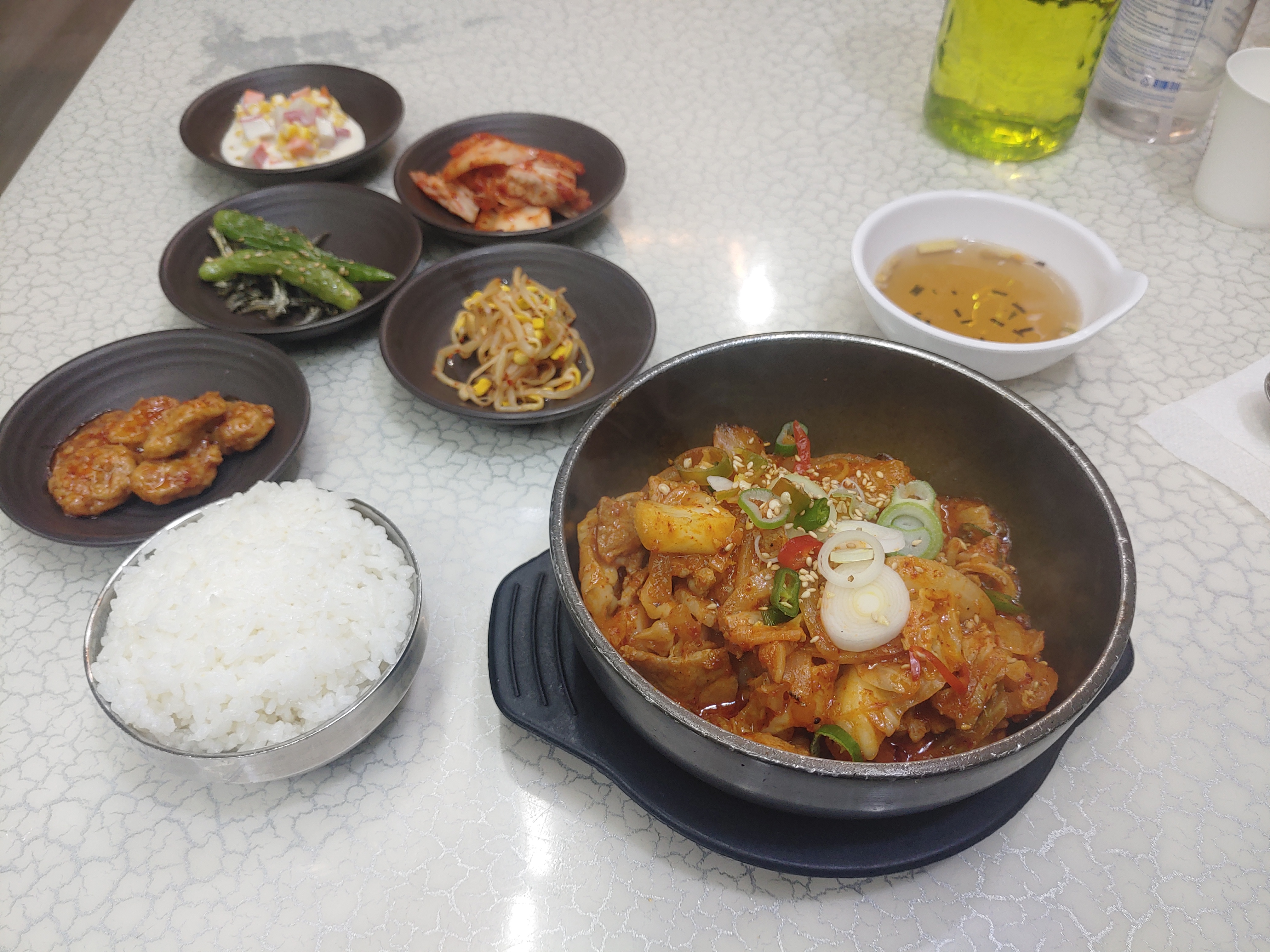  부평역 맛집 밥집 푸드코트 오돈 점심 혼밥 후기