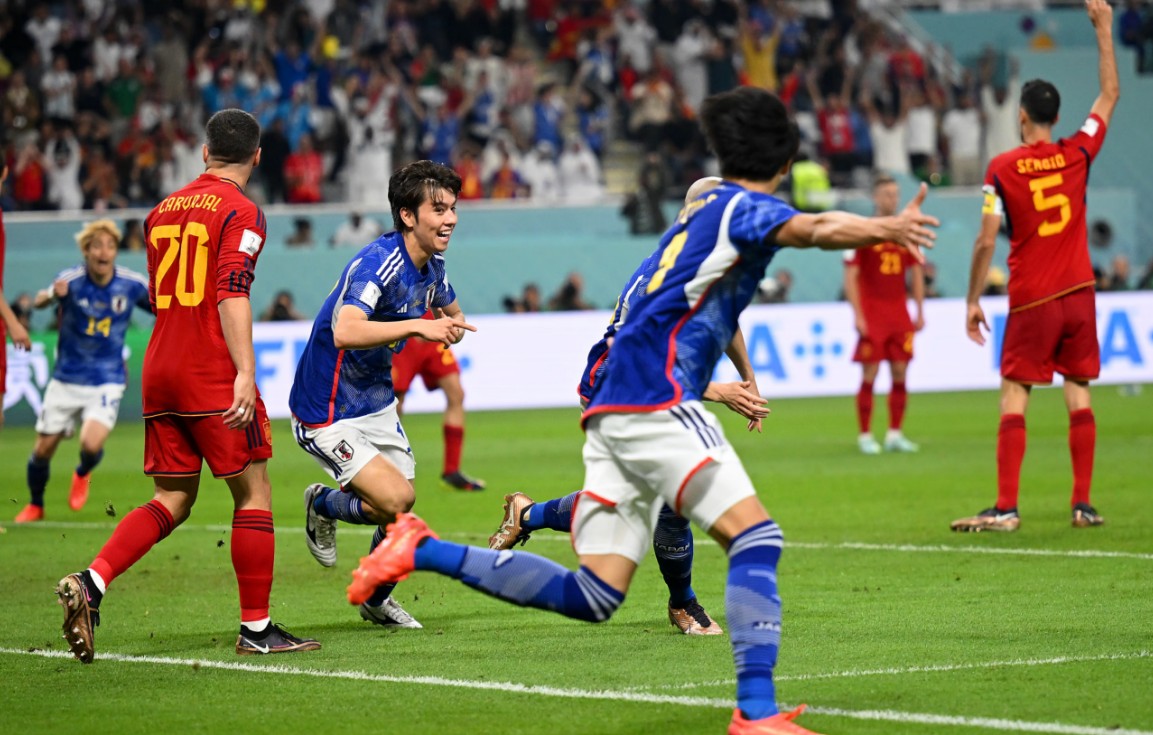 2022 카타르 월드컵 죽음의 조 1위 일본