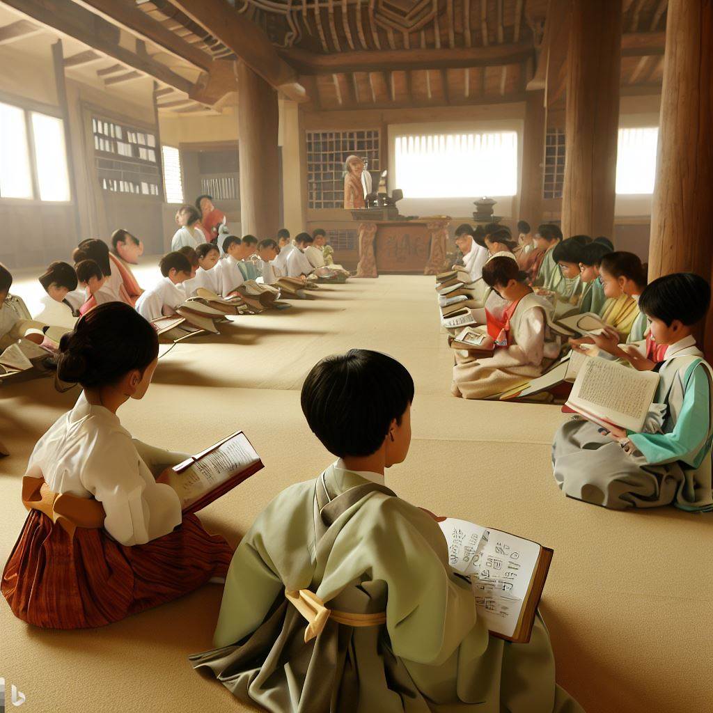 조선시대 유학 교육 모습