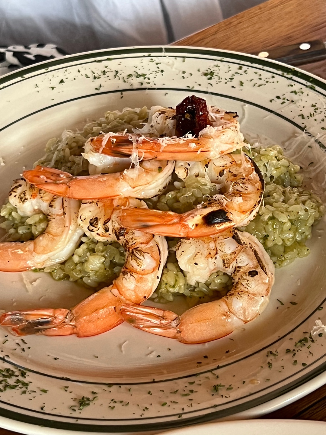 새우바질리조또