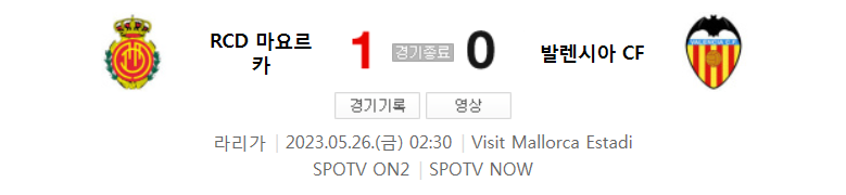  라리가 22/23 시즌 36라운드 - RCD 마요르카 VS 발렌시아 CF 경기 이강인 하이라이트 (이강인 시즌 5호 도움)