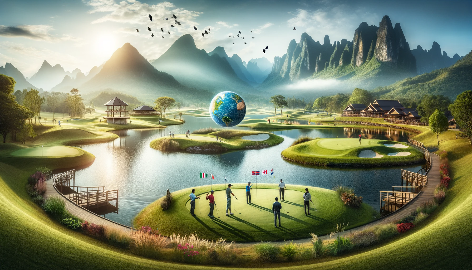골프 여행의 묘미: 세계 명소 코스와 풍경의 아름다움 - 골프의 매력: 아름다운 풍경&#44; 문화와 역사&#44; 국제적인 친목