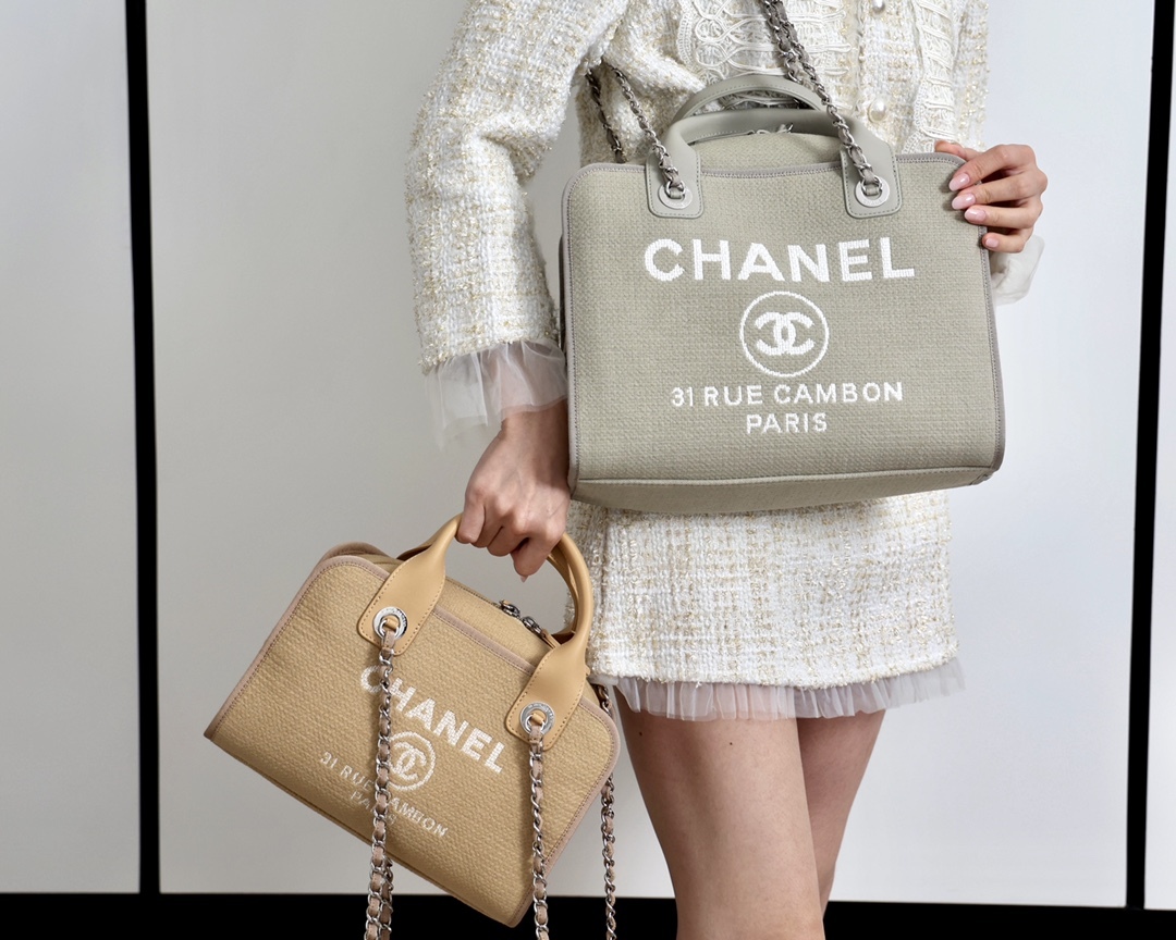  [CHANEL] 샤넬 캔버스 토트백 (2 COLOR)