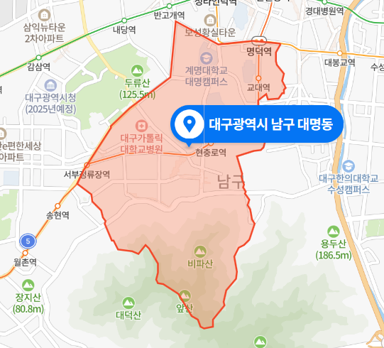  대구 남구 대명동 단층 주택 화재사고 (2021년 1월 25일)
