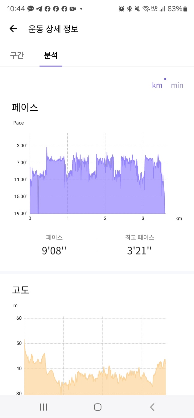 운동분석 관리 