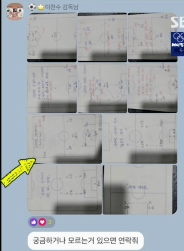  (골때녀) 이천수 감독이 써준 FC 원더우먼 개인 TIP