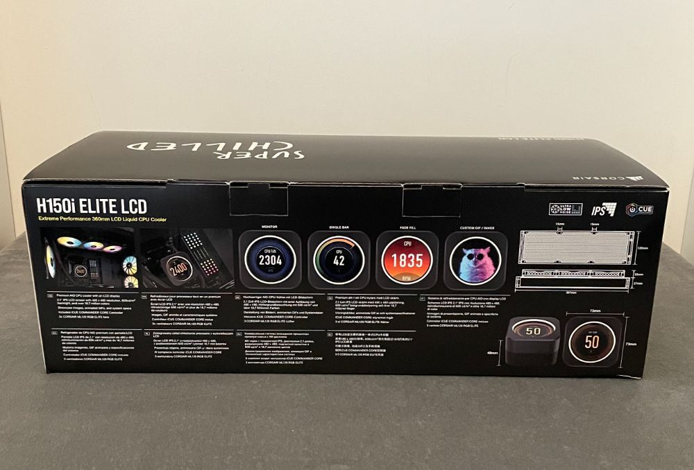 Corsair H150i ELITE LCD CPU 쿨러 리뷰
