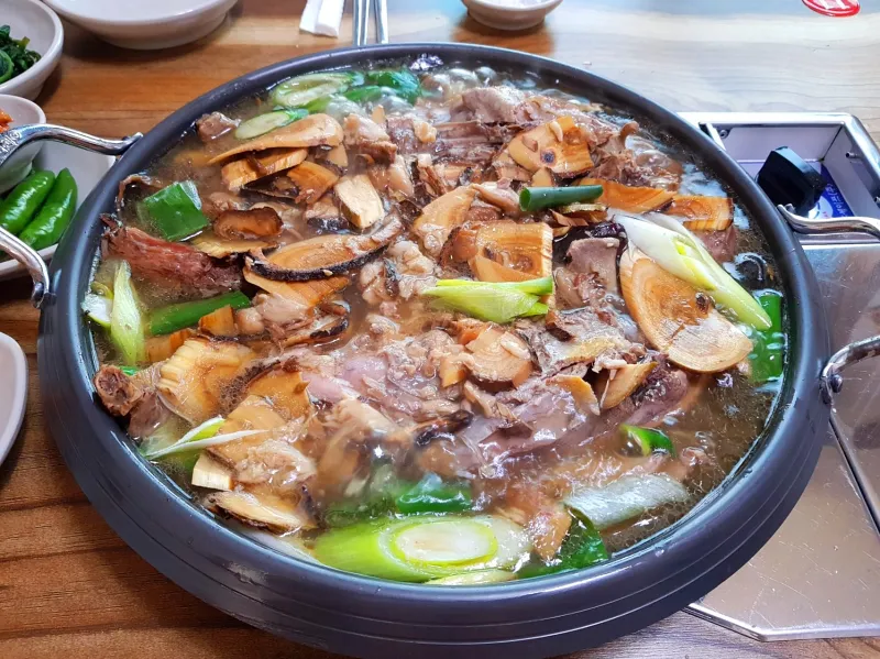 창원 비음산 뒷풀이 오리백숙