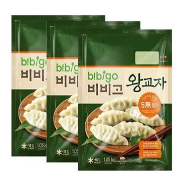  비비고 왕교자 1.05kg 3개 만두는 역시 비비고 네요