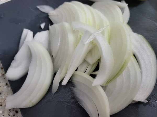 양파 썰기