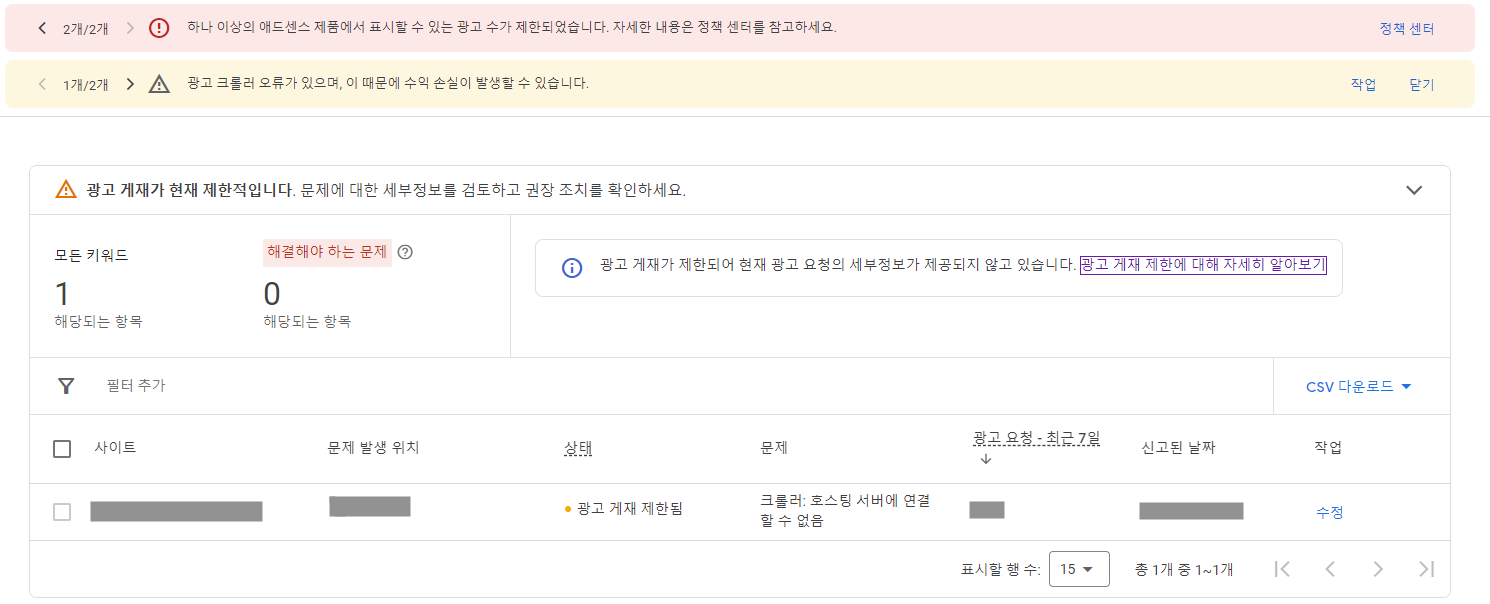  (+표현 추가)구글 애드센스 광고 게재 제한, 무효 트래픽 발생에 대하여