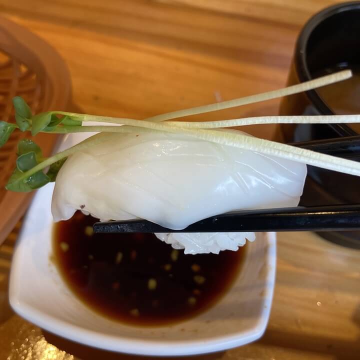 스시쿠야-런치세트-한치초밥