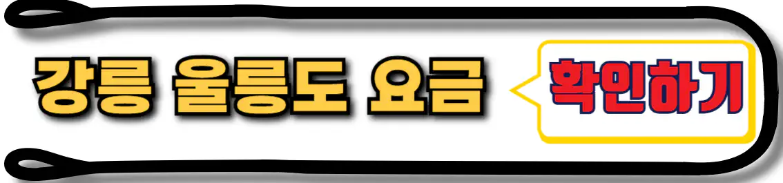 강릉 울릉도 배편 요금