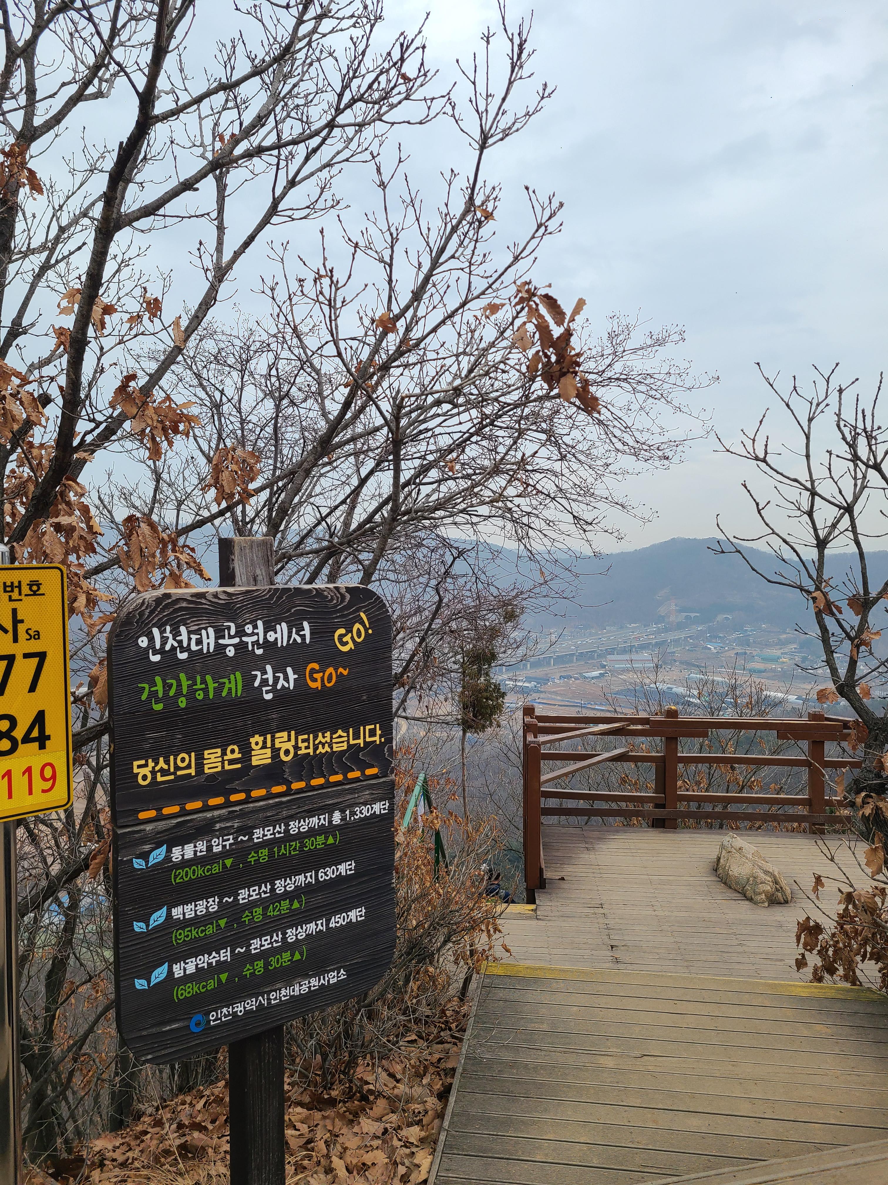 관모산 정상 - 풍경