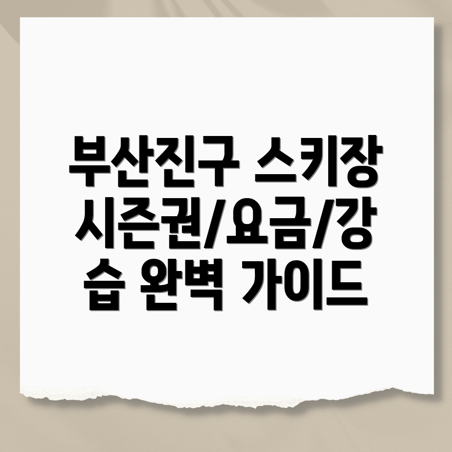 부산진구 스키장