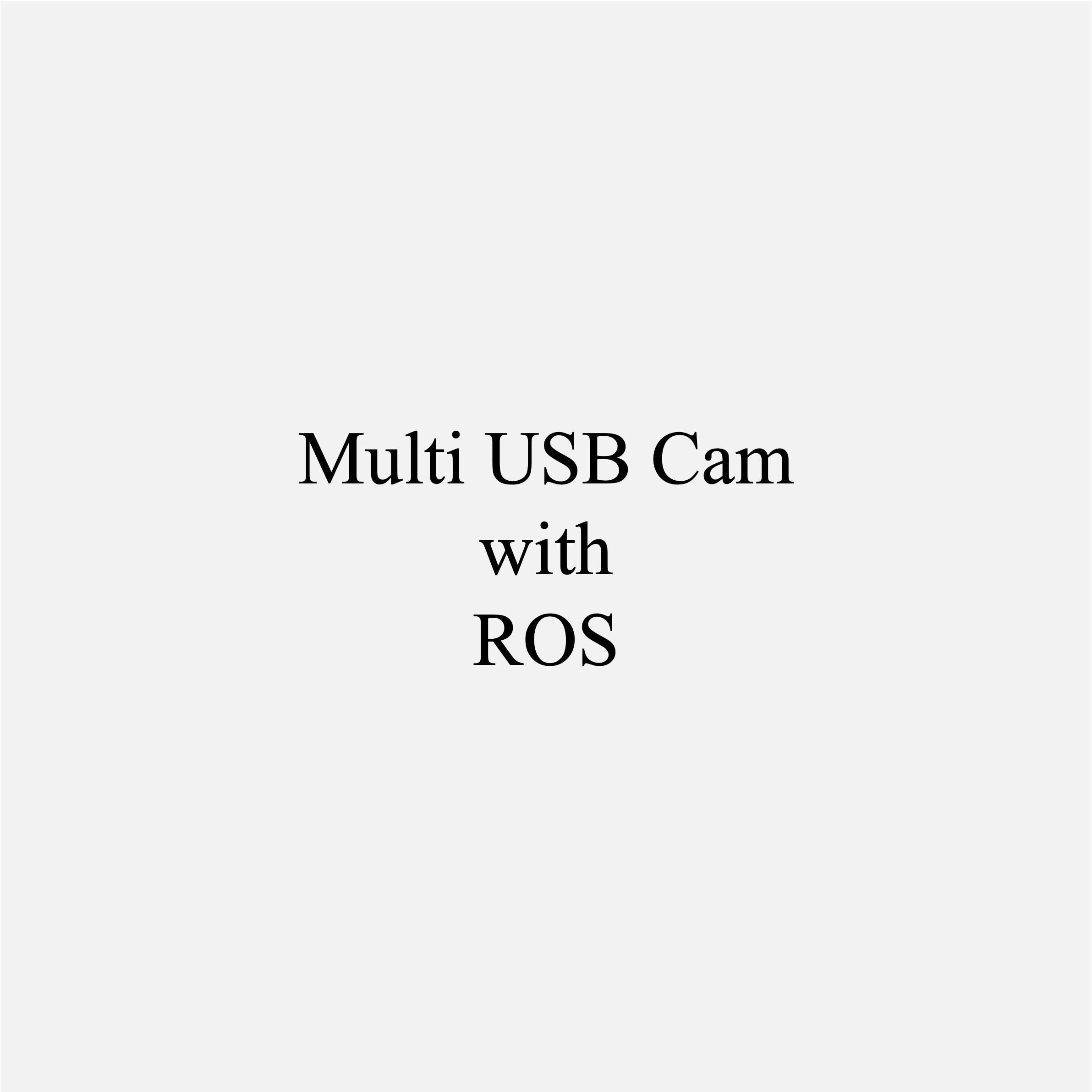ROS USB_CAM] 한 머신에서 multi usb_cam node 켜기