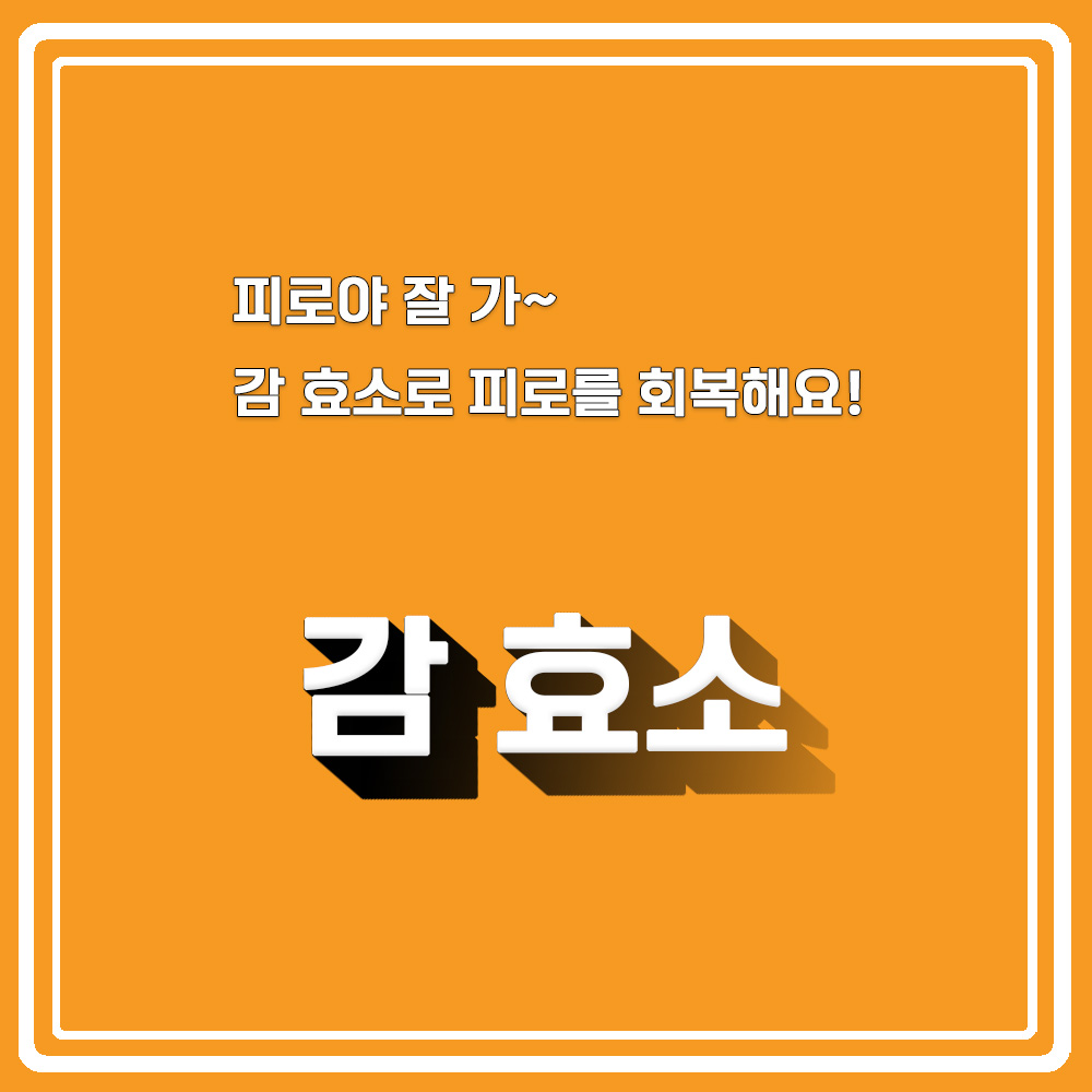  피로야 잘 가~ 감의 효능! 감 효소 만드는 방법은? With 감 섭취 시 부작용은?