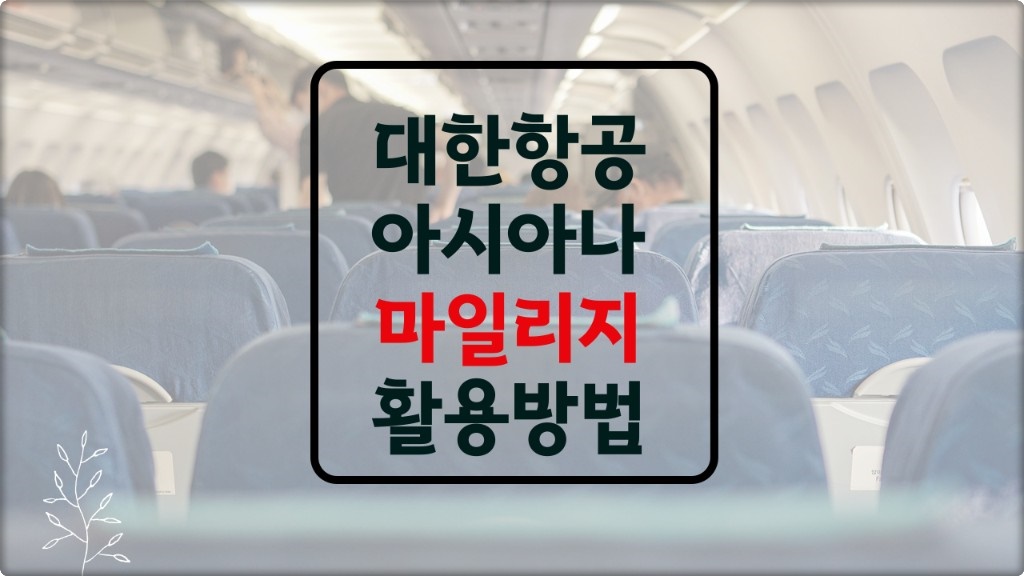 대한항공 마일리지