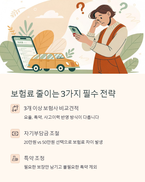 보험료 줄이는 3가지 필수 전략