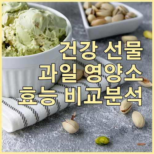 최고의 건강 선물 과일 종류별 영양소
