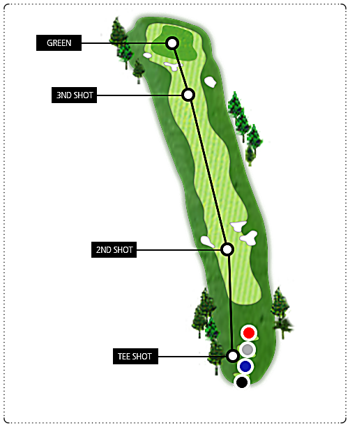천룡CC 흑룡 코스 3번 홀