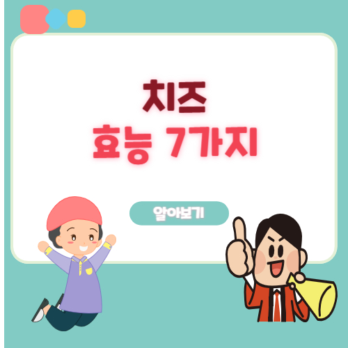치즈 효능 7가지